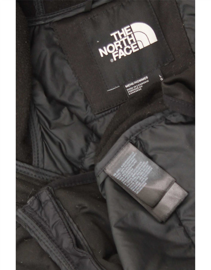 The North Face Herre Hætte polstret træningsdragt Topjakke Stor Sort