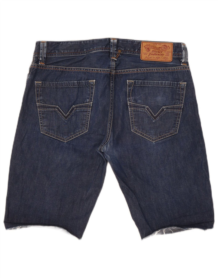 Diesel Herre Larkee Straight Regular Denim Shorts W30 Medium Navy Blue