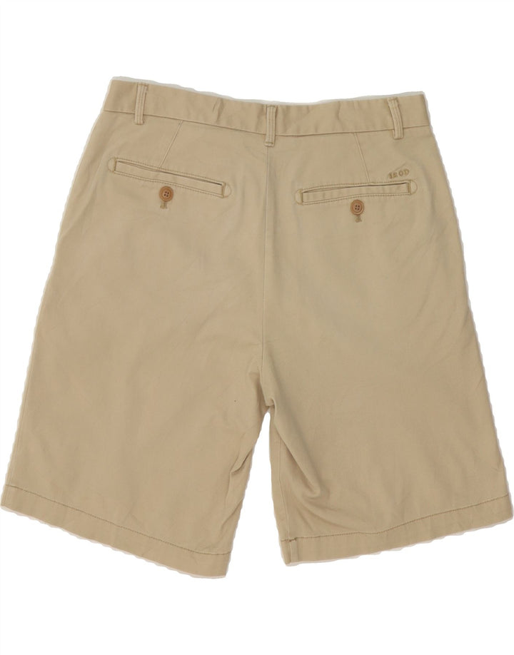 IZOD Womens Chino Shorts W30 Medium  Beige Cotton Vintage Izod and Second-Hand Izod from Messina Hembry 