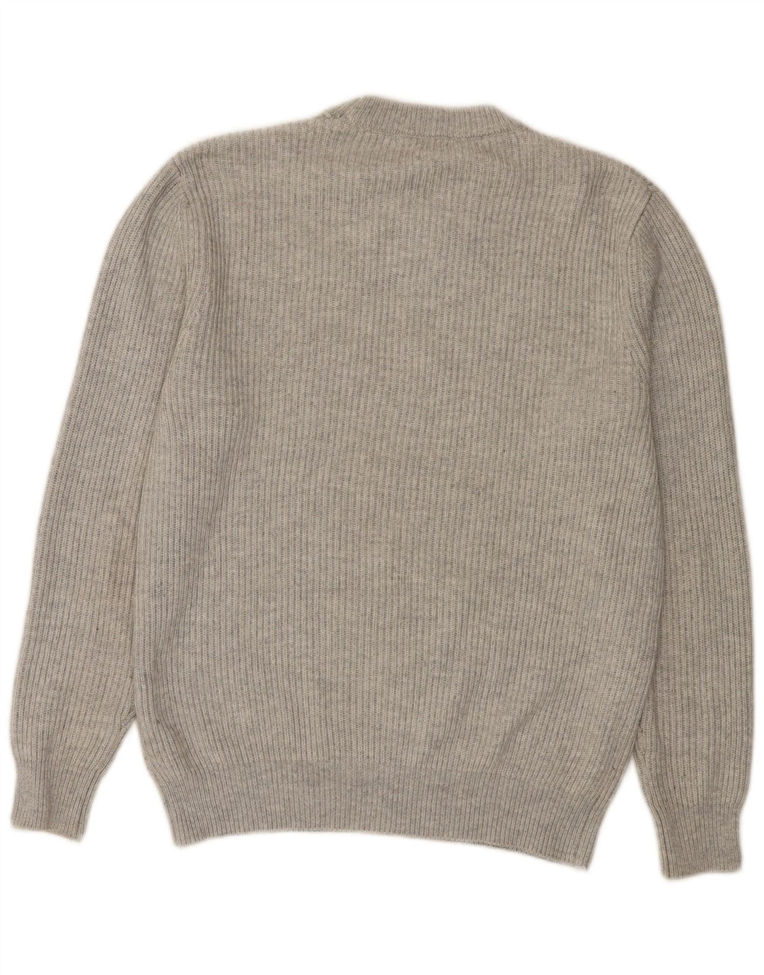 Zara Herre Crew Neck Jumper Sweater Medium Grå Polyester