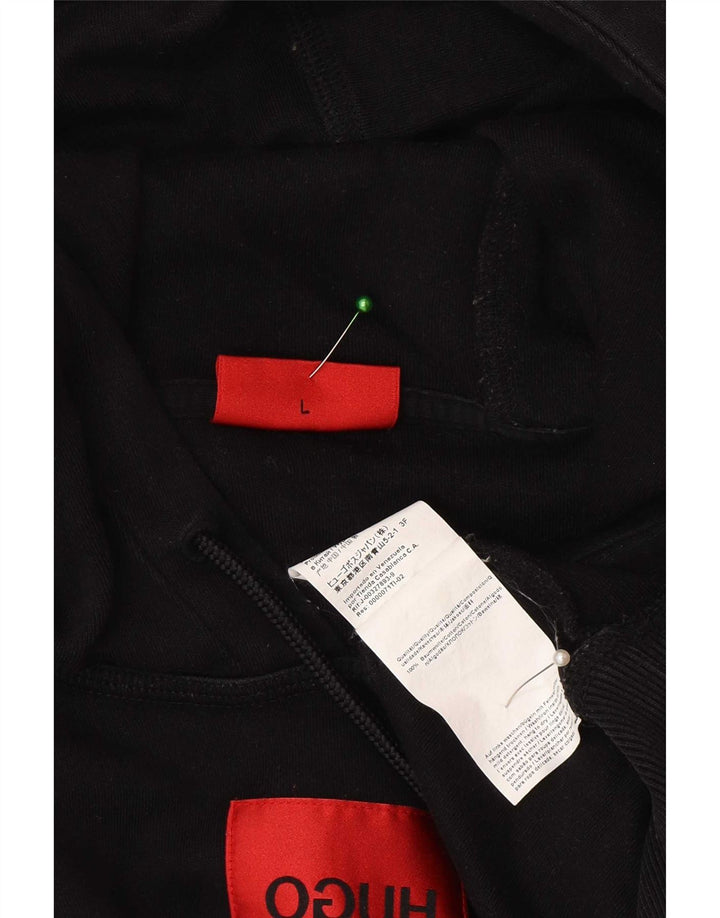 Hugo Boss Herre Hættetrøje Jumper Stor Sort Bomuld
