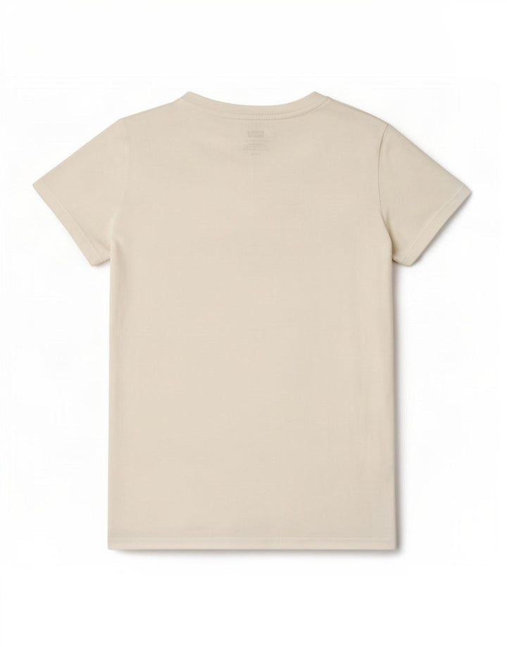Levi's Dame Grafisk T-Shirt Top UK 10 Small White