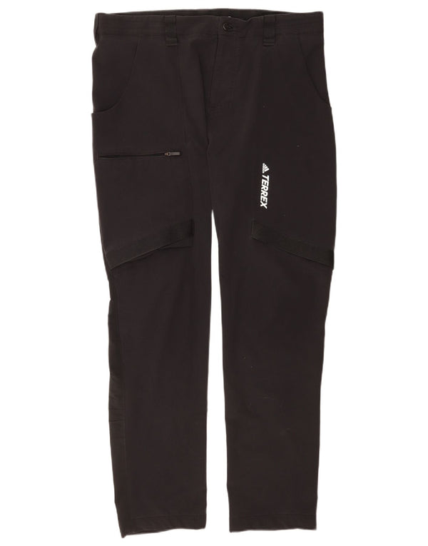 Adidas Herre Terrex Vandre Cargo Bukser W36 L29 Sort Polyamid