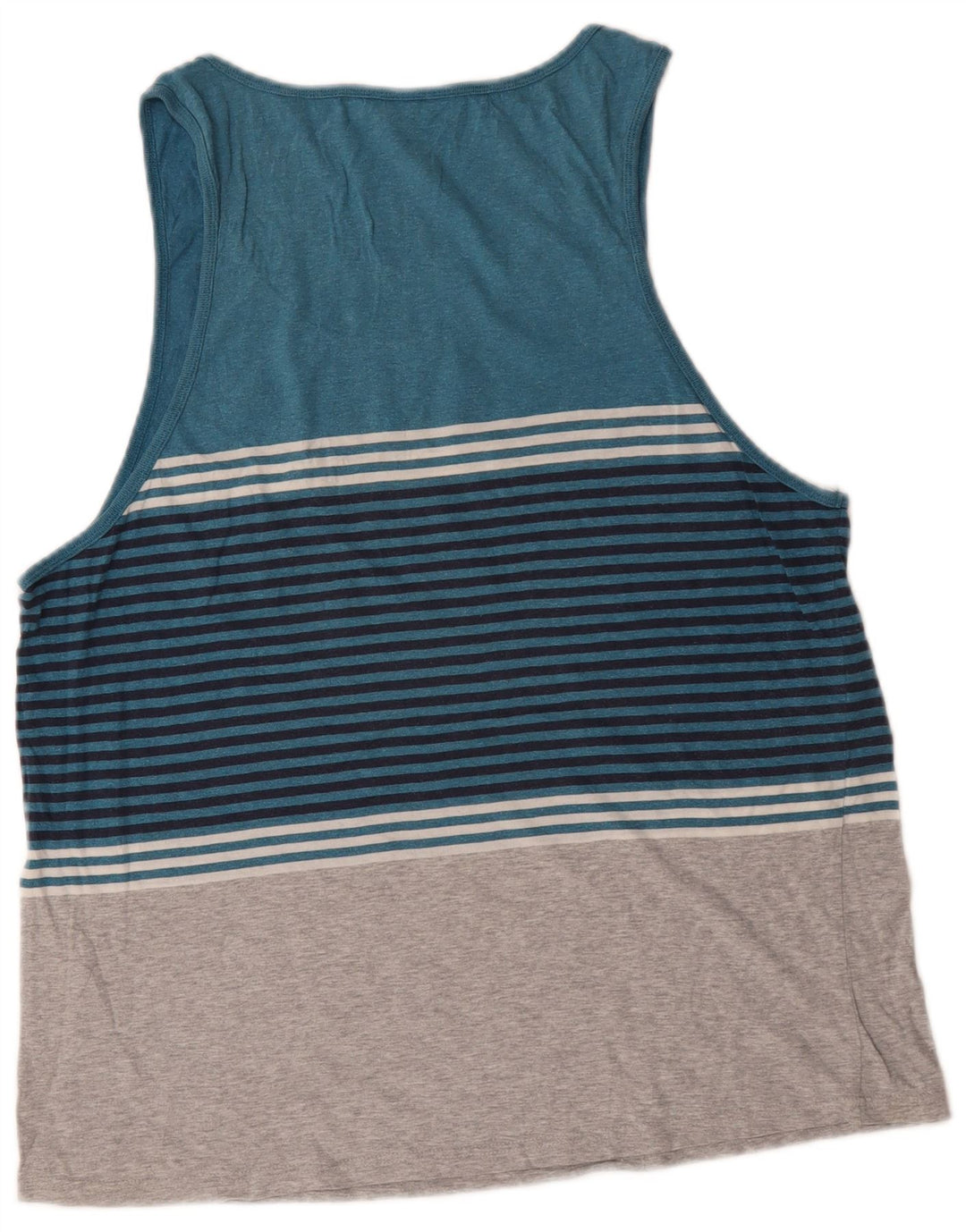 Rip Curl Damevest Top UK 16 Stor blå stribet bomuld