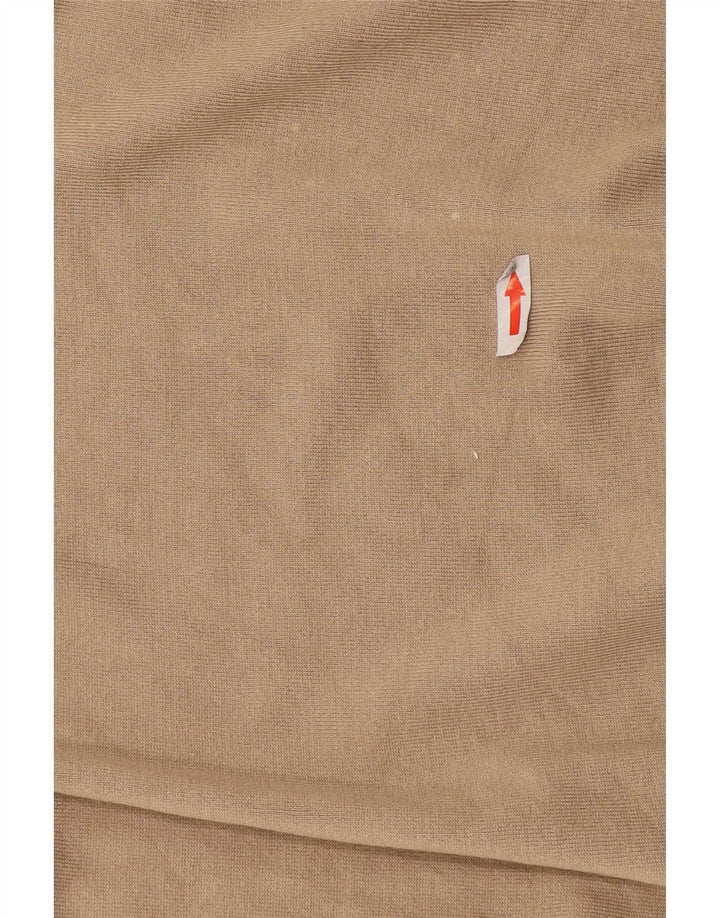 Zara Herre T-Shirt Top Lille Beige Viscose