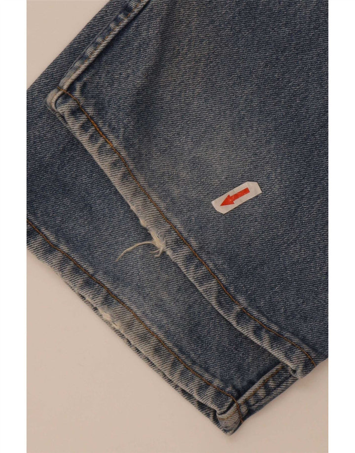 Levi's Herre 513 Slim Straight Jeans W36 L32 Blå