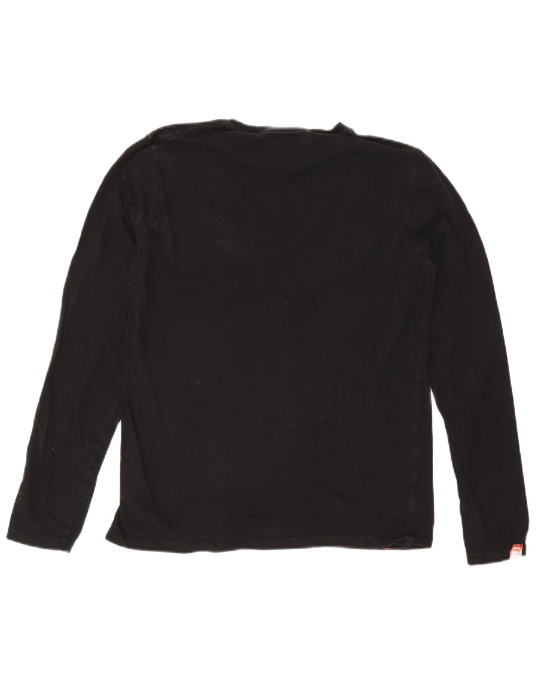 Superdry Herre Top Langærmet Stor Sort Bomuld