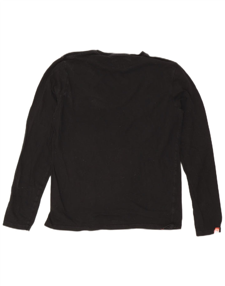 Superdry Herre Top Langærmet Stor Sort Bomuld