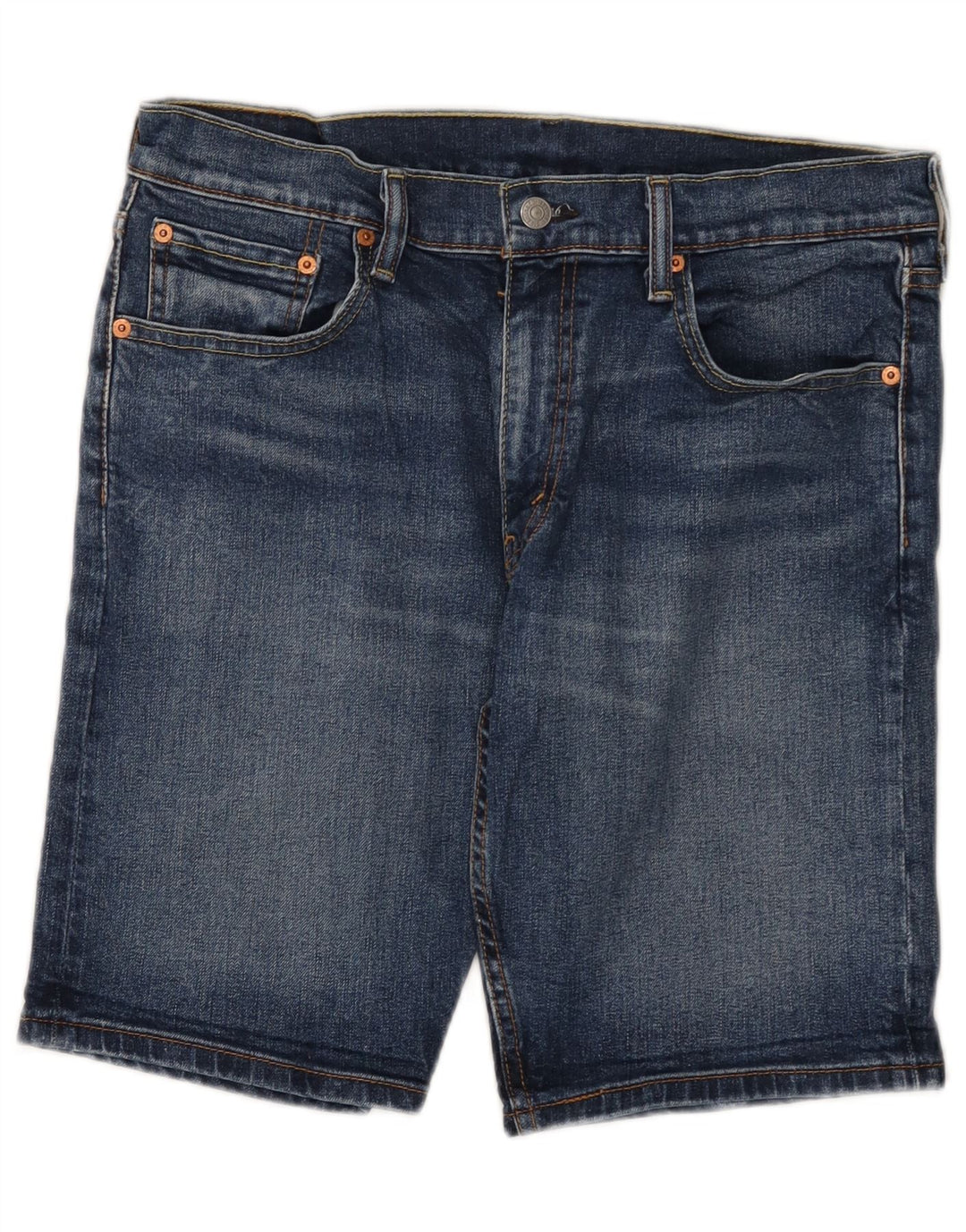 LEVI'S Herre 502 denimshorts W32 Mellemblå bomuld