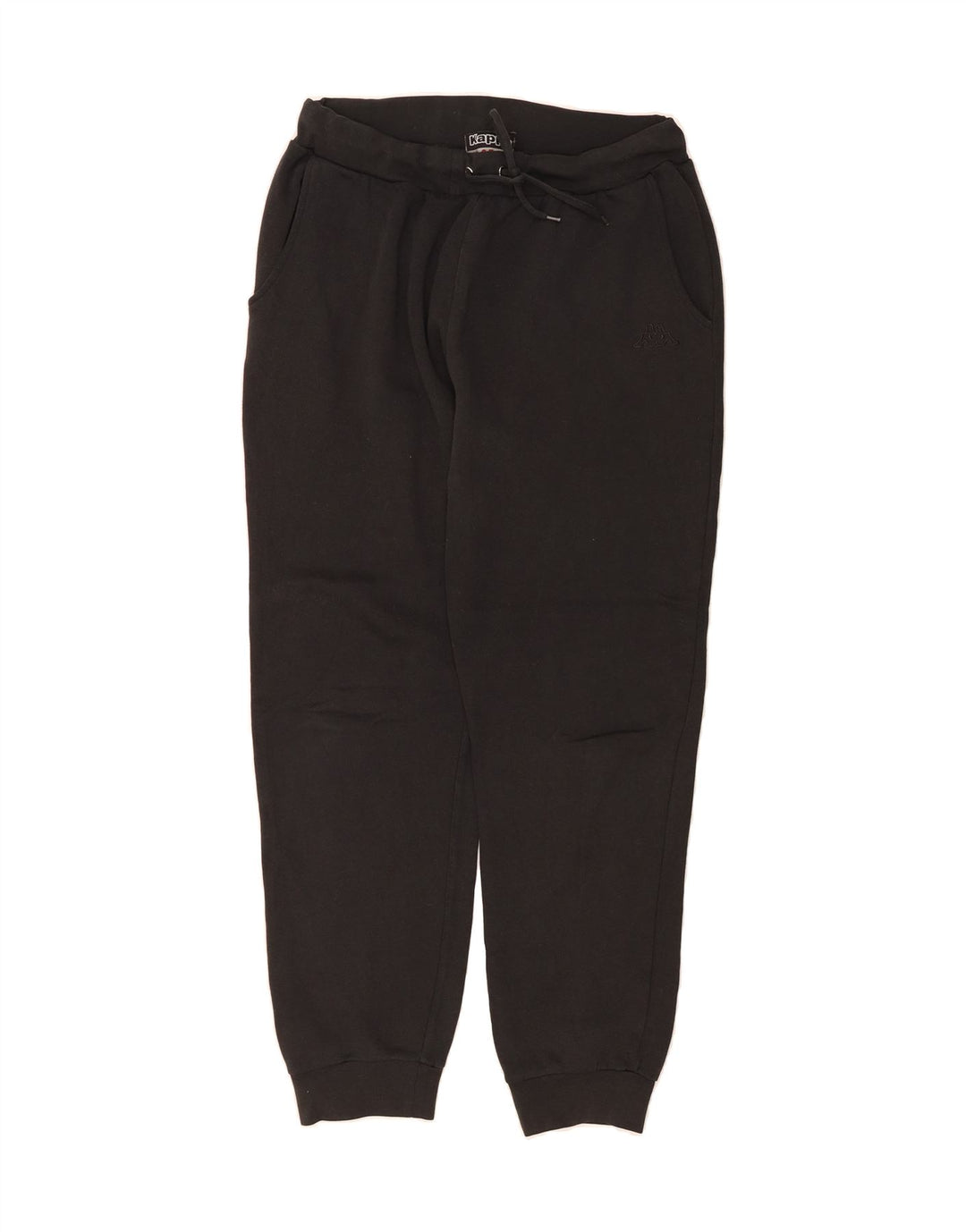 KAPPA Womens Tracksuit Trousers Joggers UK 16 Large Black Vintage Kappa and Second-Hand Kappa from Messina Hembry 