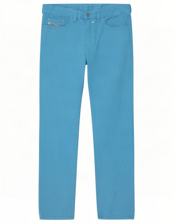 Diesel Straight Jeans til mænd W30 L32 Blå Bomuld