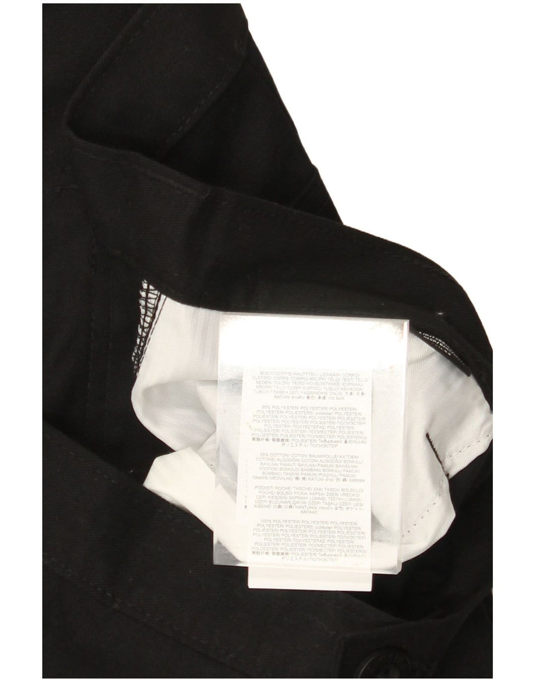 DICKIES Mens Straight Cargo Trousers W44 L32  Black Polyester