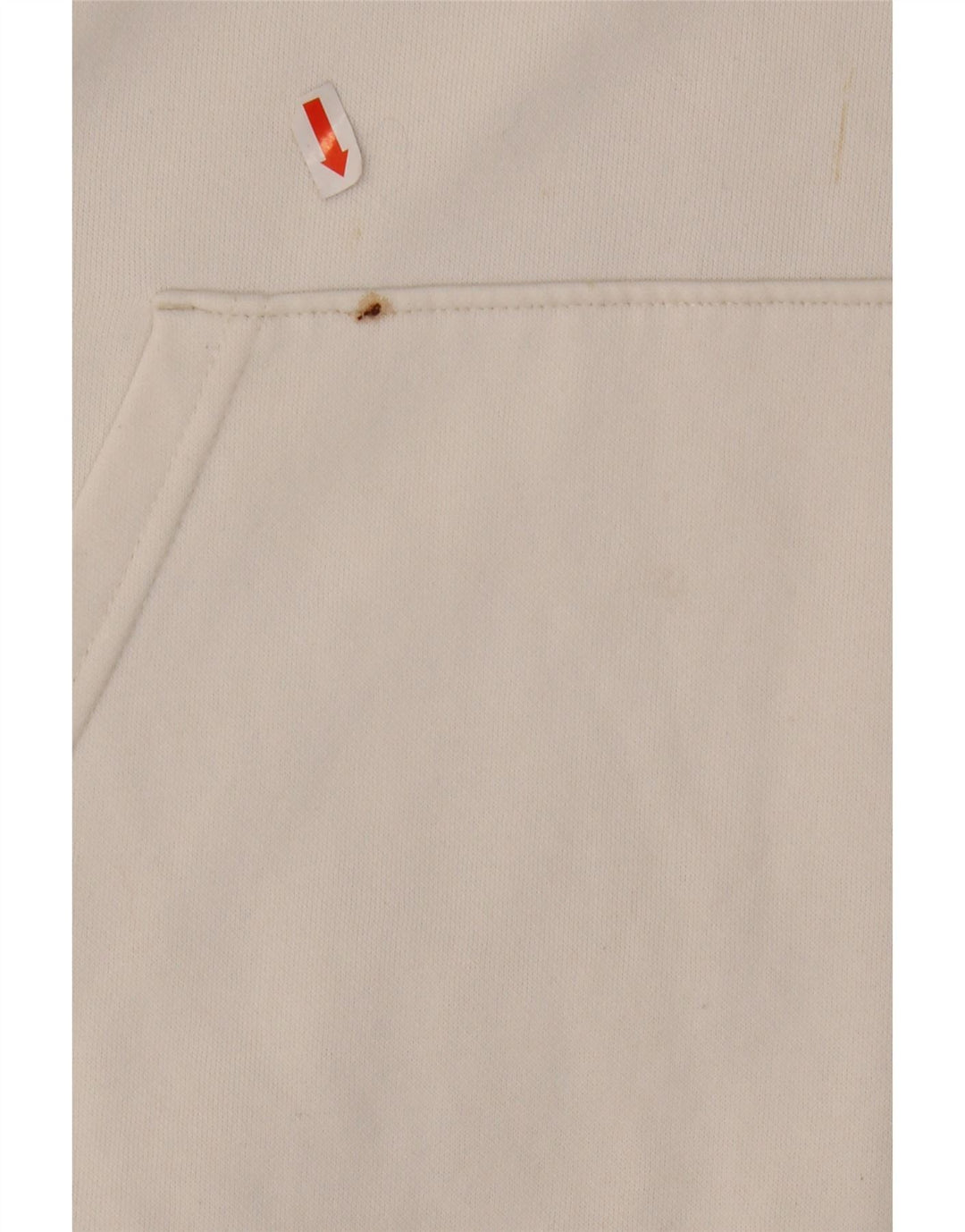 VANS Grafisk hættetrøje til kvinder UK 18 XL Hvid bomuld