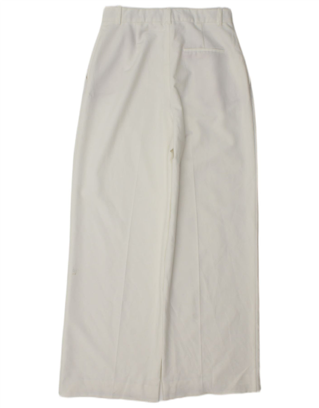 Zara Dame Chinobukser med brede ben Medium W28 L31 Hvid