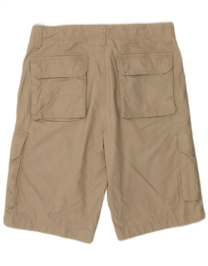 Benetton Herre Cargo Shorts IT 46 Small W32 Beige Bomuld