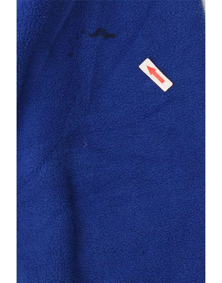Vintage Herre Grafisk Anorak Fleece Jumper XL Blå