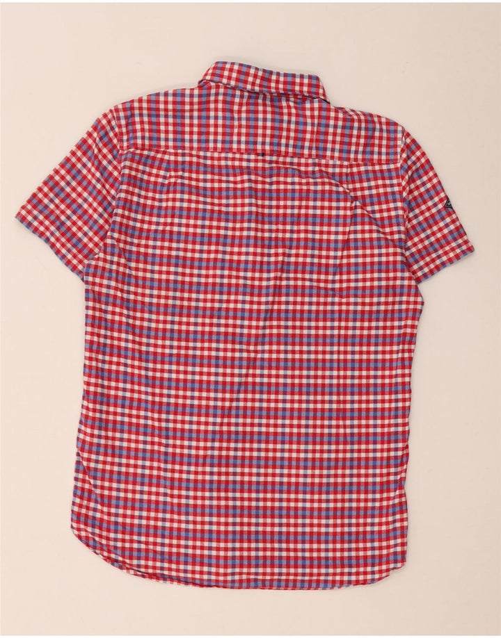 Superdry Kortærmet Herreskjorte Medium Rød Gingham