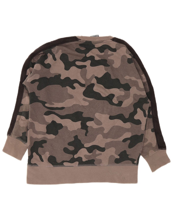 Champion Drenge Grafisk Sweatshirt Jumper 11-12 år Grå Camouflage Bomuld