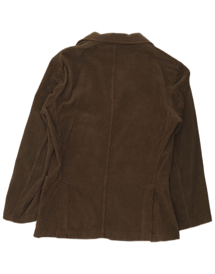 Alberto Aspesi Herre 3-knaps Corduroy Blazer Jacket UK 38 Medium Brown