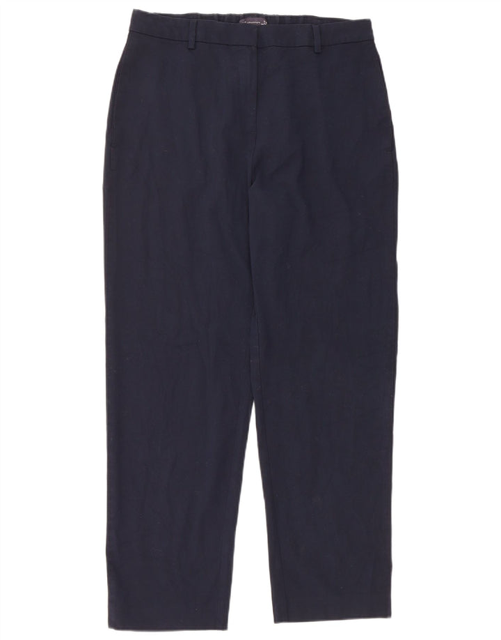 Marks & Spencer jakkesætsbukser til kvinder UK 12 Medium W30 L28 Marineblå