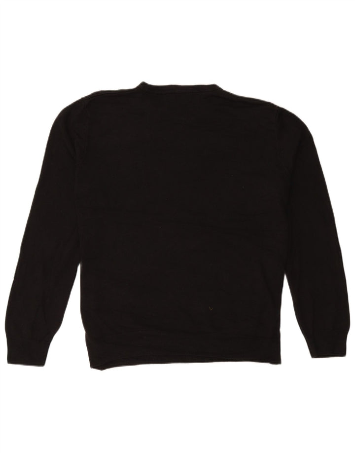 Marks & Spencer dame sweater med rund hals XL sort akryl