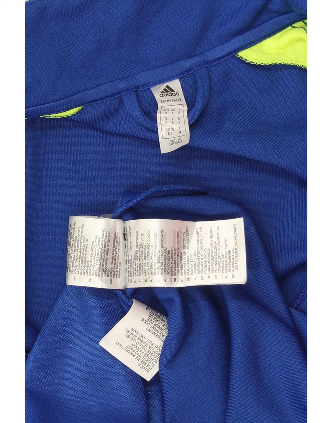 Adidas Herre Aeroready Grafisk træningsdragt Topjakke Lille Blå Colourblock