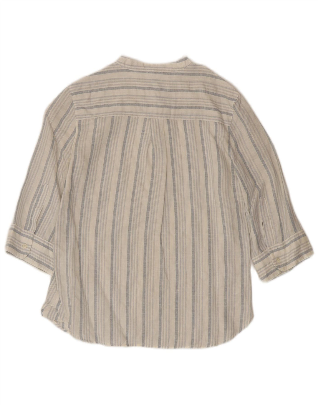 Benetton damebluse med 3/4 ærmer trøje DK 6 XS hvidstribet