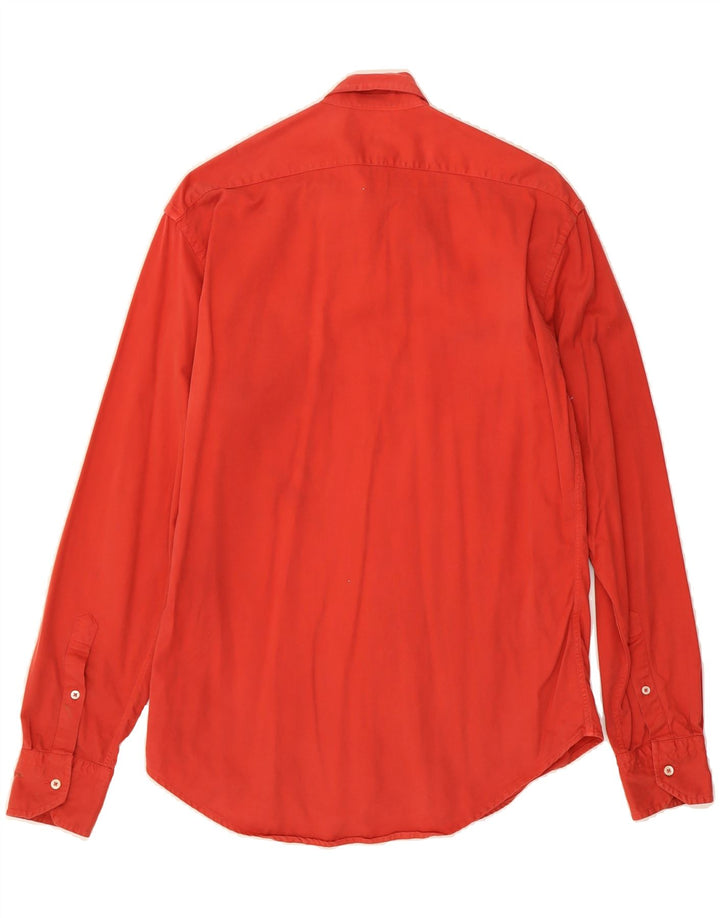 JECKERSON Mens Shirt Medium Red Cotton Vintage Jeckerson and Second-Hand Jeckerson from Messina Hembry 