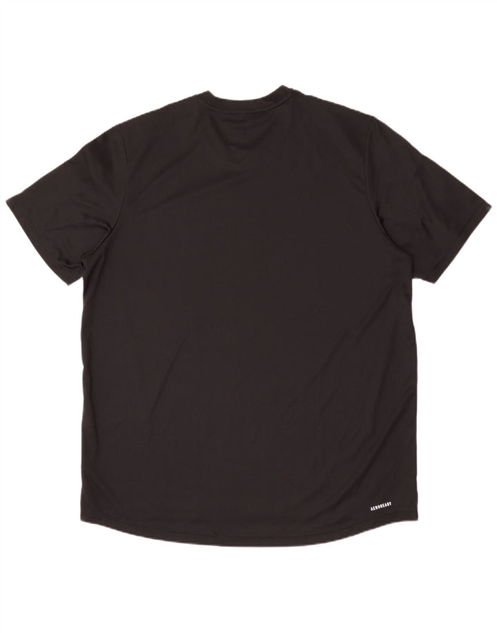 Adidas Herre Aeroready T-Shirt Top XL Sort Polyester