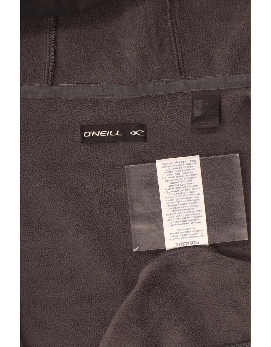 O'Neill vindjakkejakke med hætte til kvinder UK 14 Medium Black Colourblock