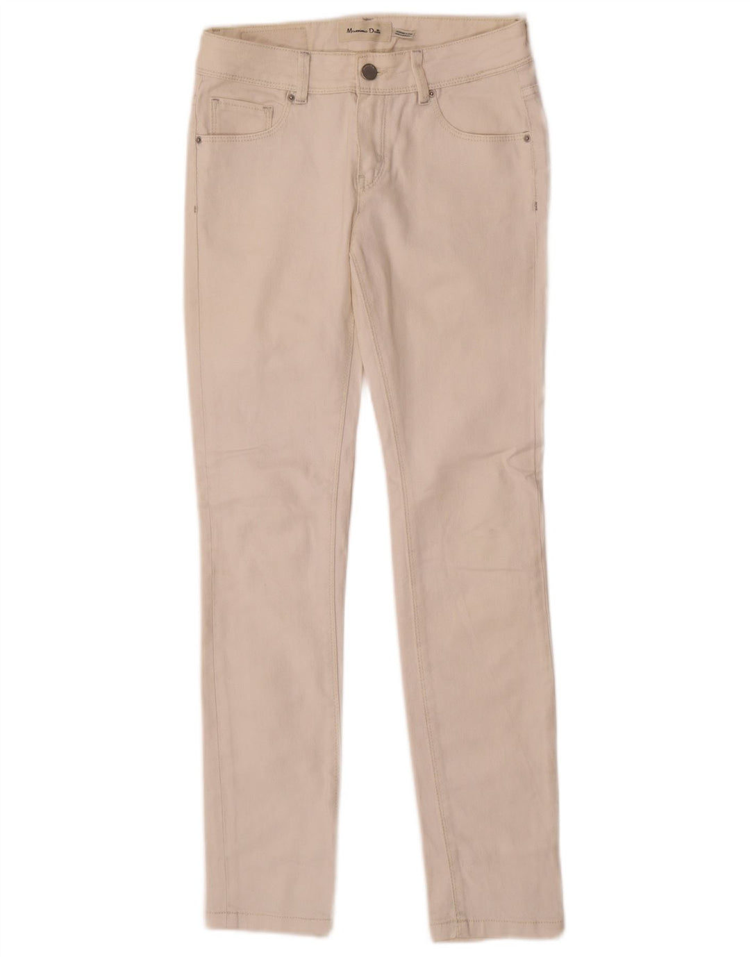 Massimo Dutti Dame Skinny Jeans W26 L28 Hvid