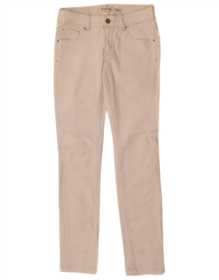 Massimo Dutti Dame Skinny Jeans W26 L28 Hvid