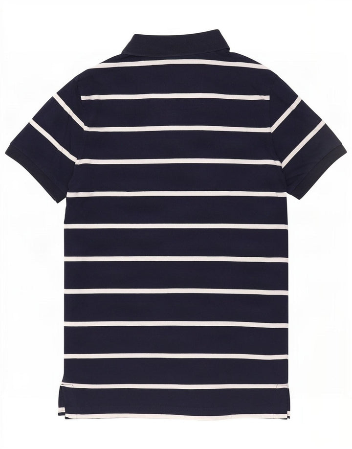 Superdry Poloshirt til mænd Medium marineblå stribet bomuld