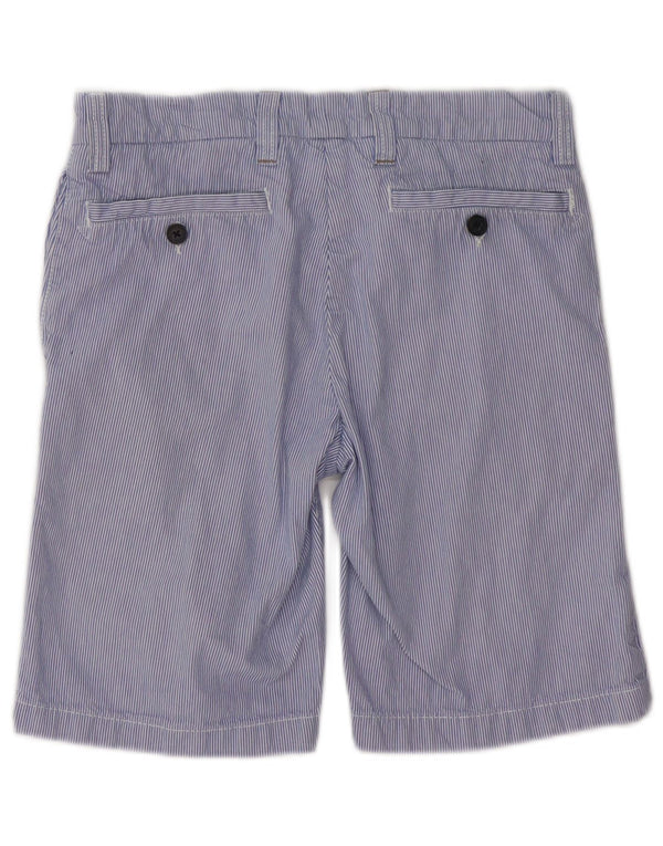 Jack Wills Herre Chino Shorts W28 Små blå nålestribe