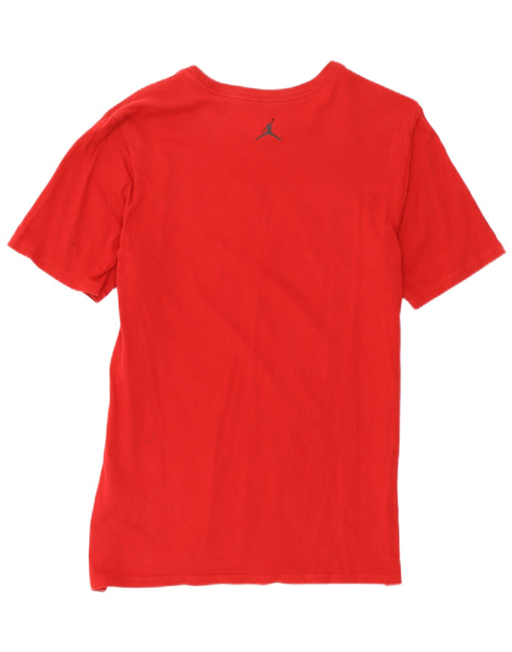 Jordan Herre Air Graphic T-Shirt Top Medium Rød