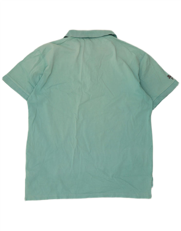 Umbro Herre Grafisk Polo Shirt Stor turkis bomuld