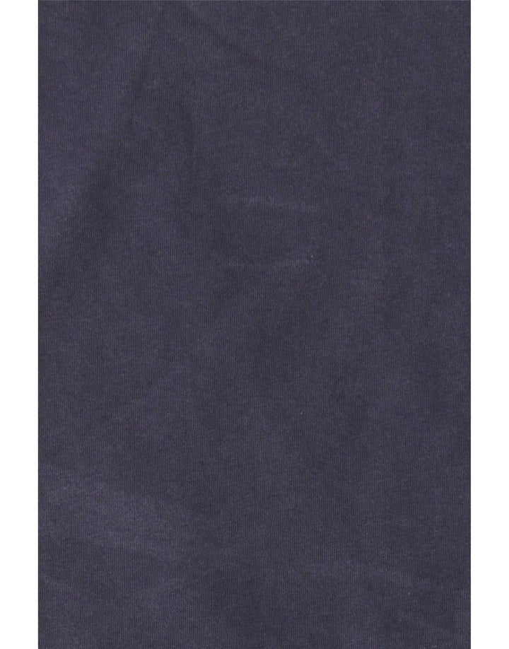 Bænk Herre grafisk top Langærmet XL Marineblå Colourblock Bomuld