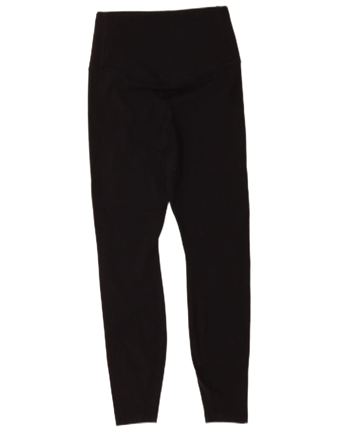 Nike Dame Dri Fit Leggings UK 12 Medium Sort Nylon