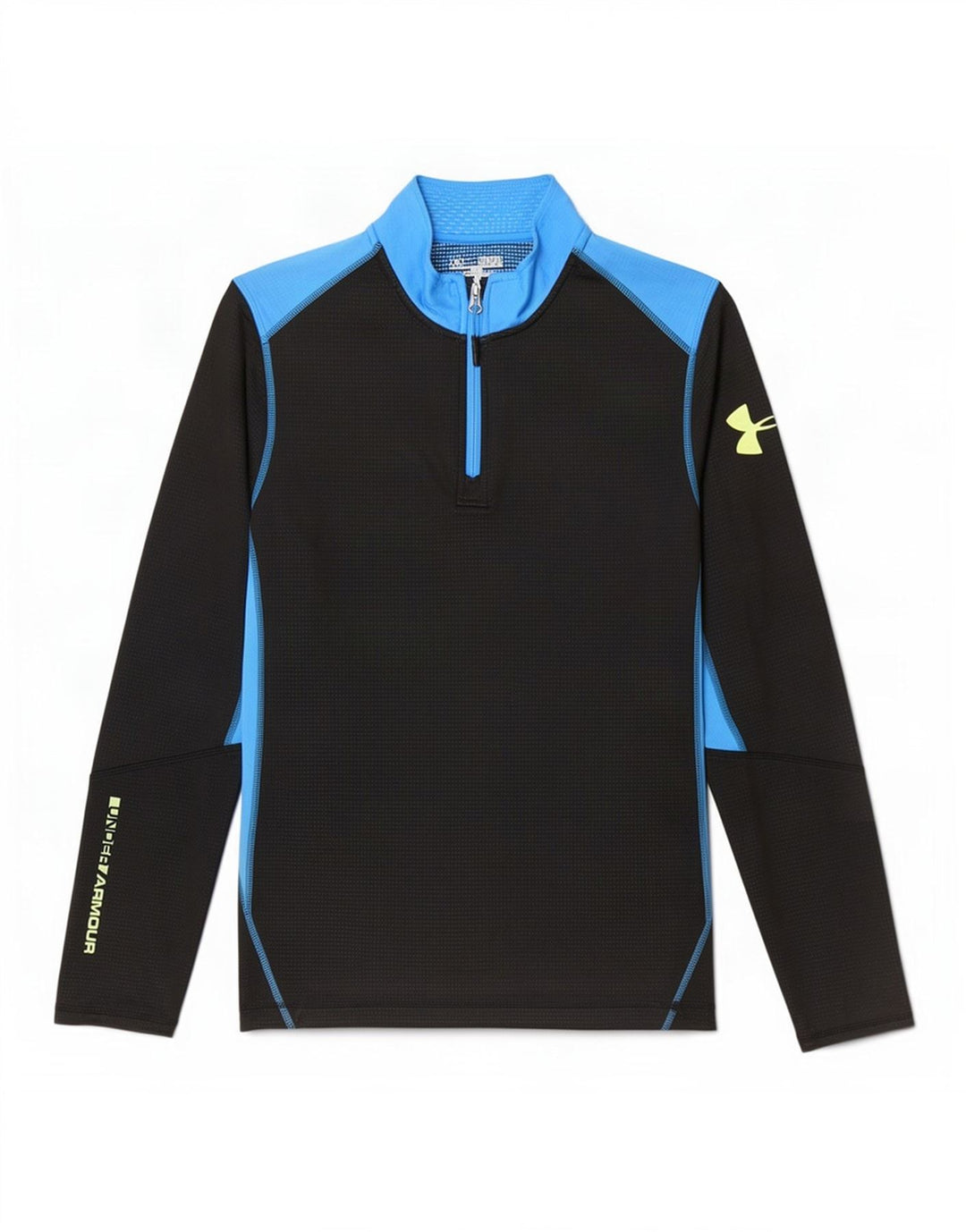 Under Armour Herre Cold Gear Grafisk Pullover Træningsdragt Top Medium Sort