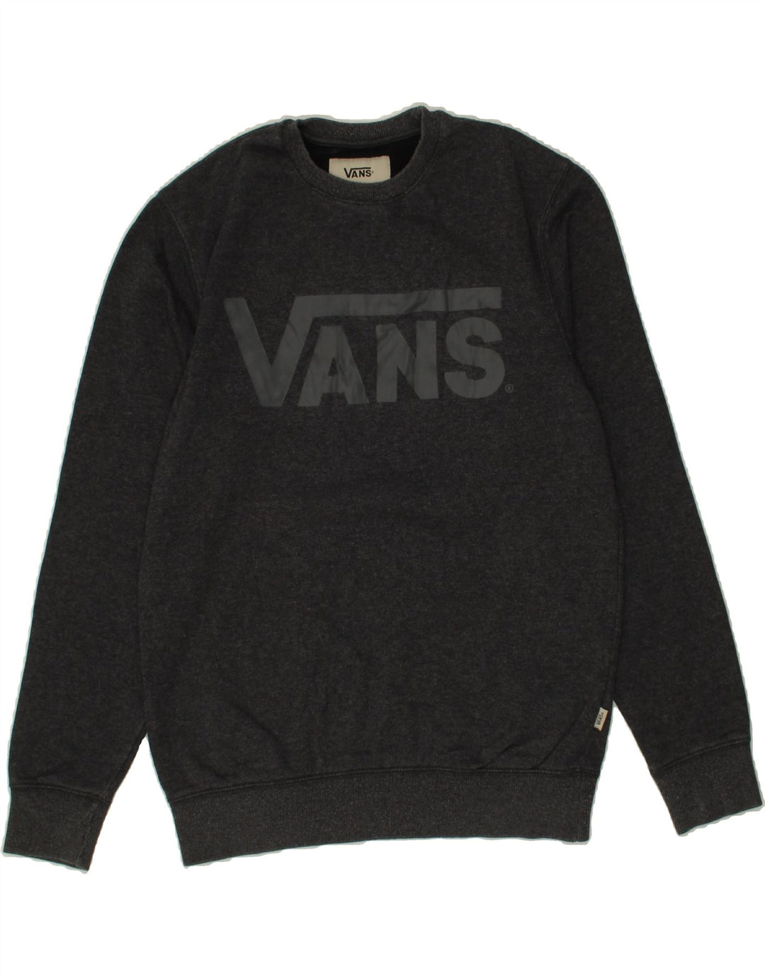 VANS Mens Graphic Sweatshirt Jumper Small Grey Cotton Vintage Vans and Second-Hand Vans from Messina Hembry 