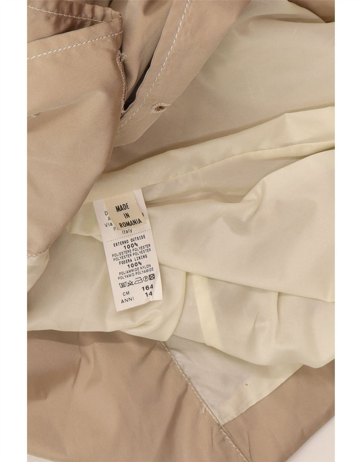 MONCLER Pige Trench Coat 13-14 År Beige Polyester Klassisk
