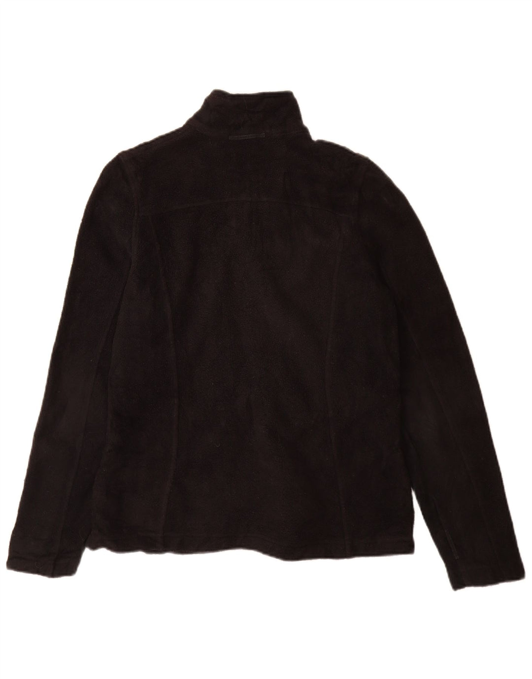 Eddie Bauer Dame Fleecejakke UK 12 Medium Sort Polyester