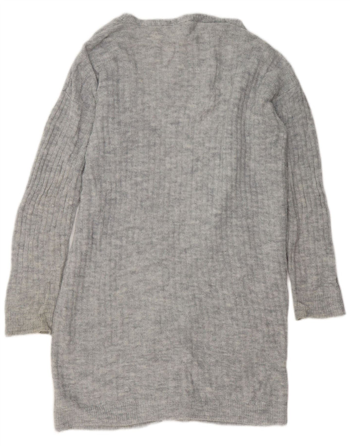 DOROTHY PERKINS Dame Longline Cardigan Sweater UK 14 Large Grey