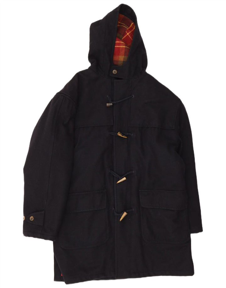 Ivy Oxford Herre Hooded Duffle Coat IT 54 2XL Sort Polyester