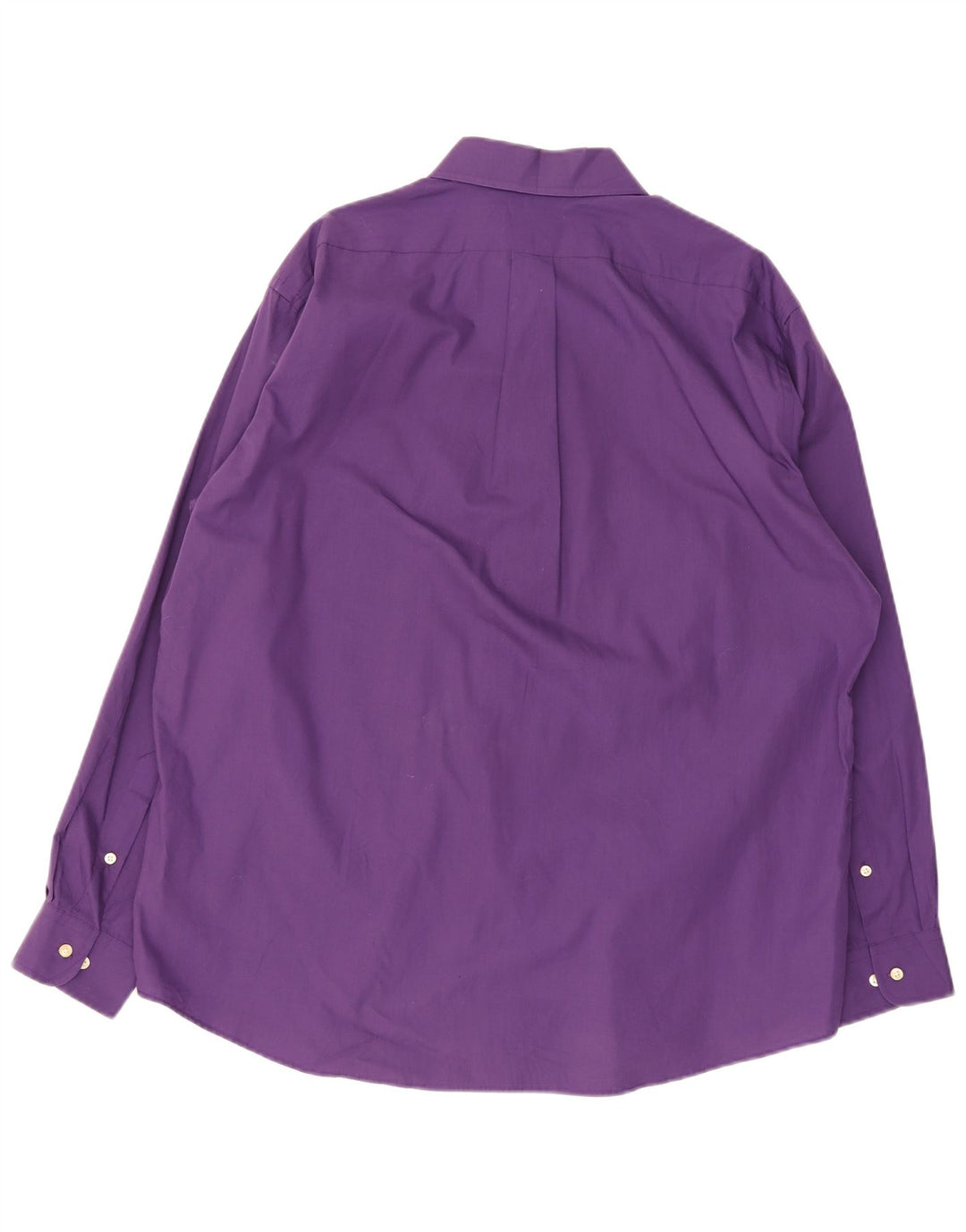 Chaps Herre Slim Fit Skjorte Størrelse 18 2XL Lilla Bomuld