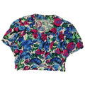 Vintage Womens Crop Shirt Bluse IT 42 Medium Multicolored Floral