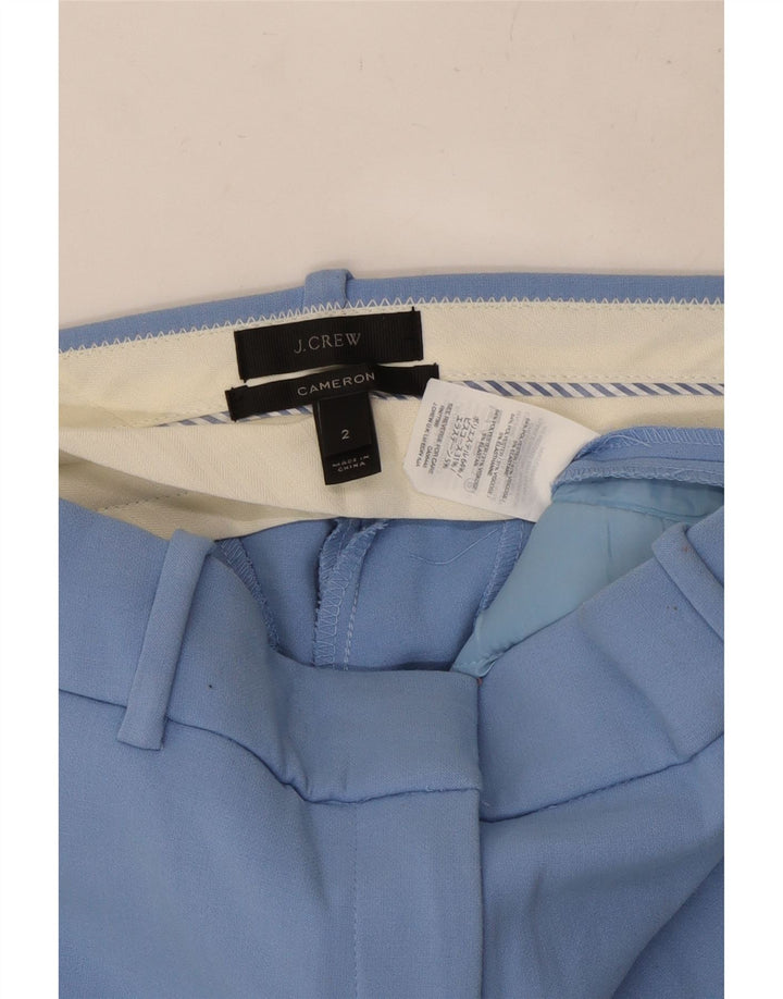 J. CREW Dame Cameron Slim Chino Bukser US 2 XS W25 L25 Blå Polyester