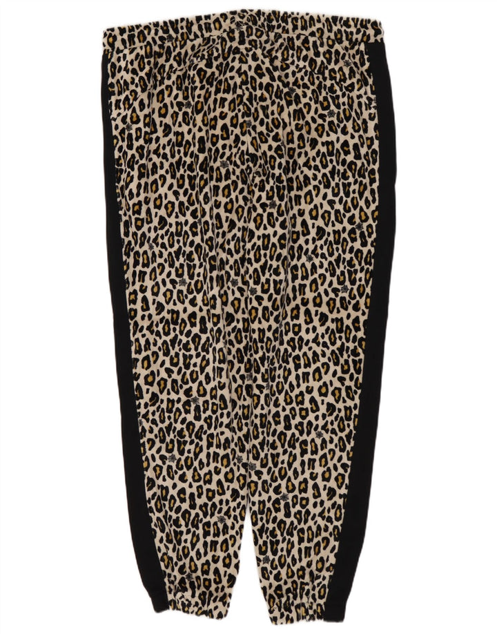 PUMA træningsdragt til kvinder Joggers UK 14 Medium Black Animal Print