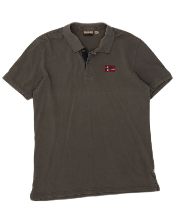 Napapijri Herre poloshirt Medium Khaki