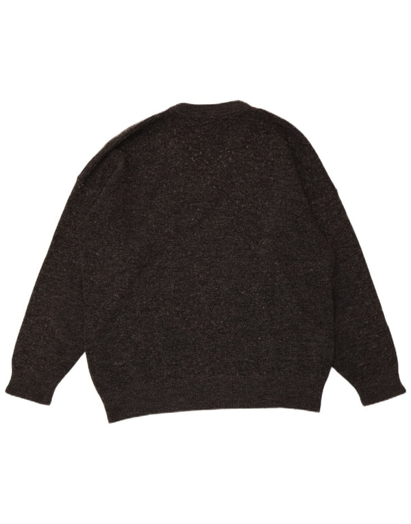 LACOSTE Herre V-hals sweater str. 6 XL Grå uld